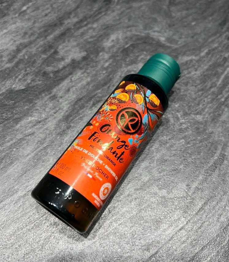 Масло для душа Ив роше, Yves Rocher Orange fondante shower oil