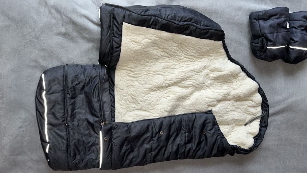 Зимовий конверт на прогулянкову коляску (футмуф) DoRechi