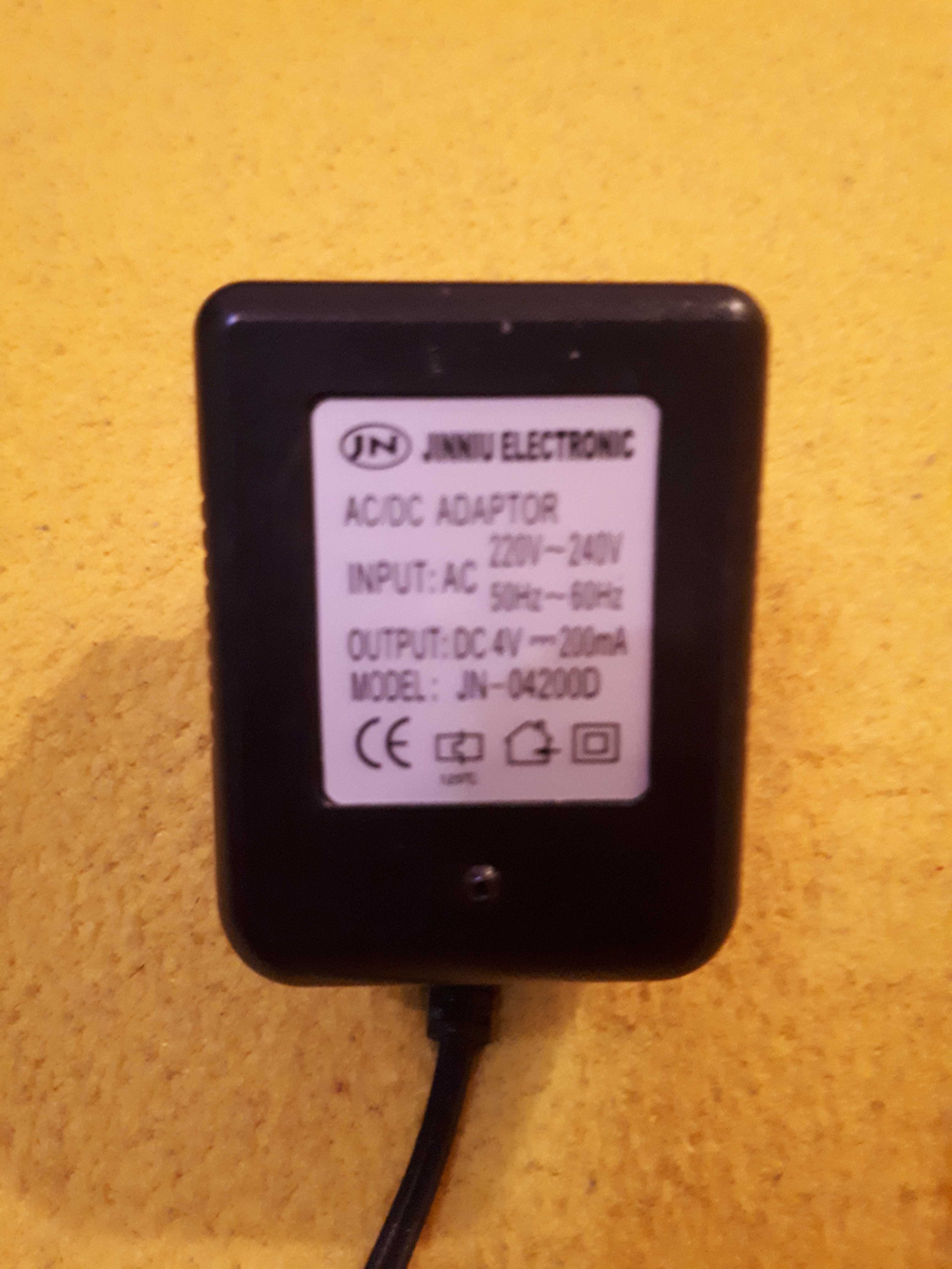 Adapter ladowarka zasilacz DC 4V 200mA