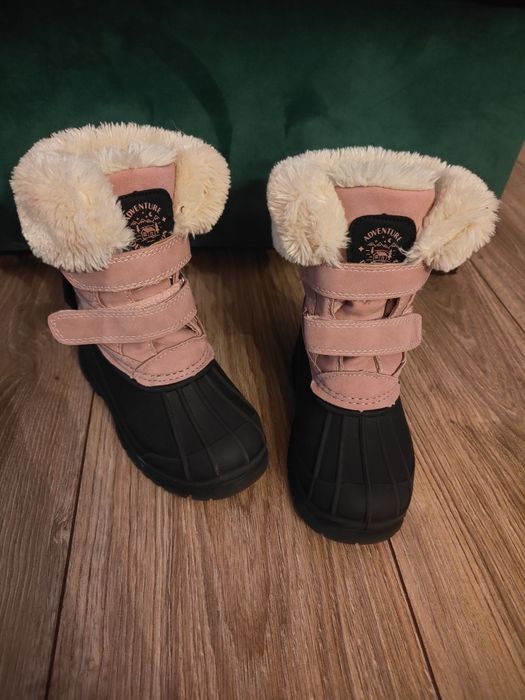 Buty śniegowce dla dziewczynki rozmiar 27