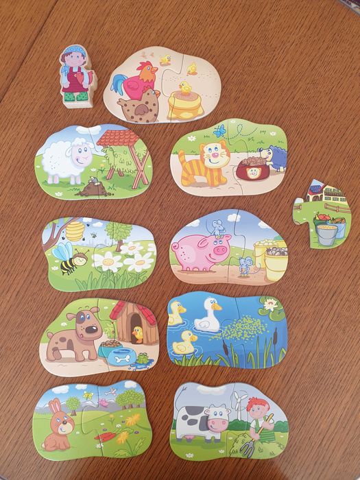 puzzle dla dziecka w wieku  2 +