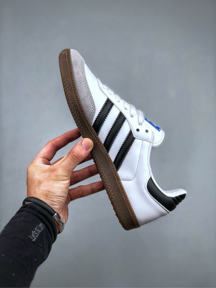 Кросівки Adidas Samba білі самба адидас