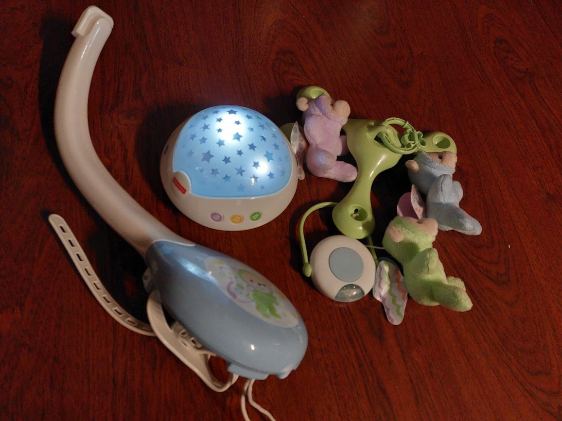 Fisher Price - Karuzelka z Projektorem - Misie 3 w 1