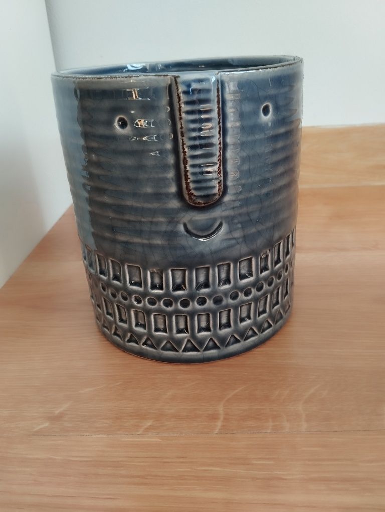 Osłonka, niebieska twarz Smile