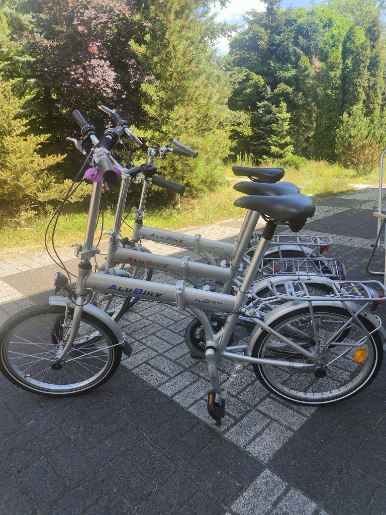 Alu składak 20" lekki 3 biegi
