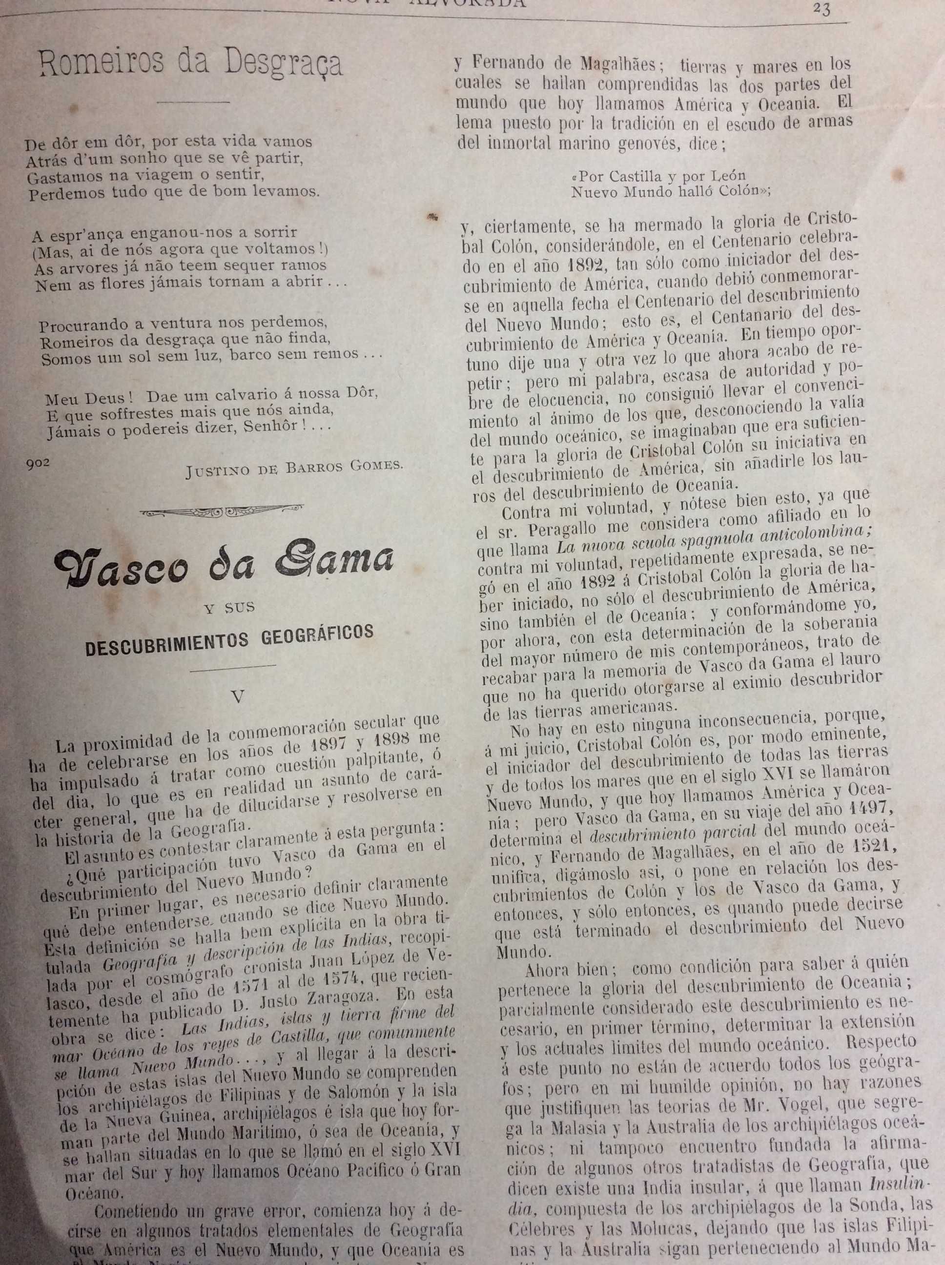 Nova Alvorada, n.º 3  Março de 1903