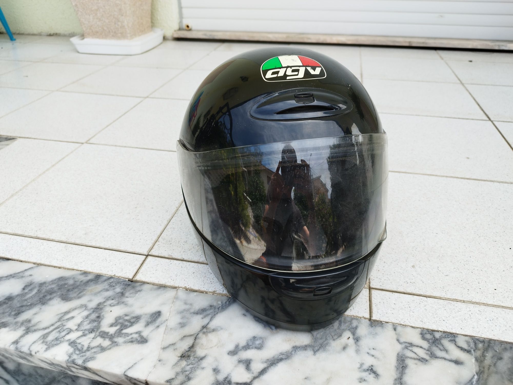 Capacete de mota agv