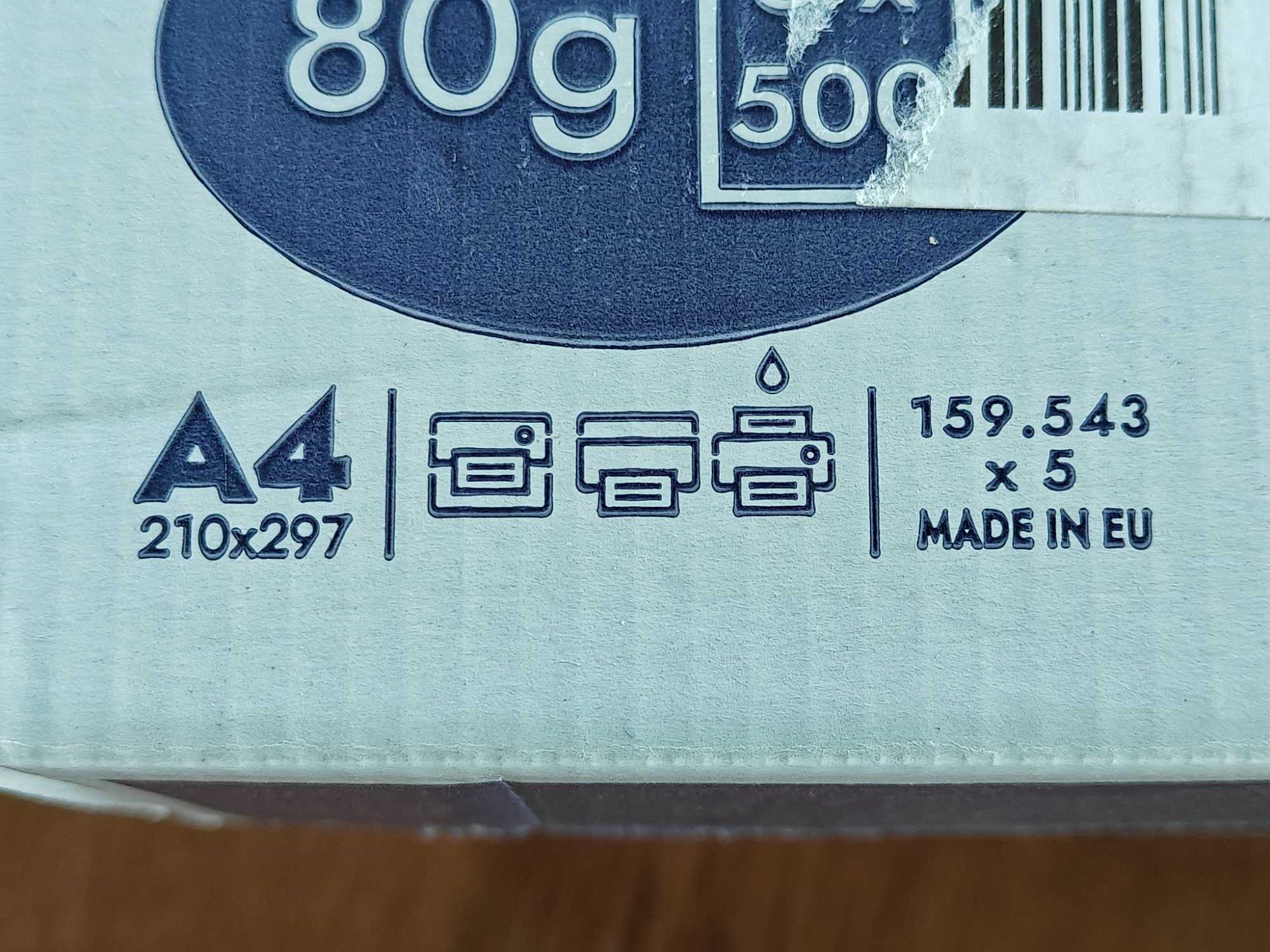 Papier do drukarki A4 80g biały - 5 ryz