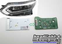 Nissan Qashqai II Naprawa LED DRL J11 2 lift Full Led światła dzienne