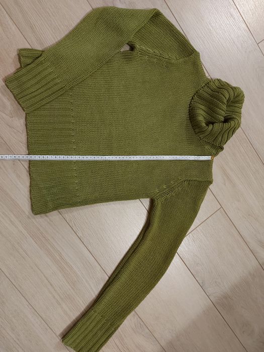 Sweter golf S zielony