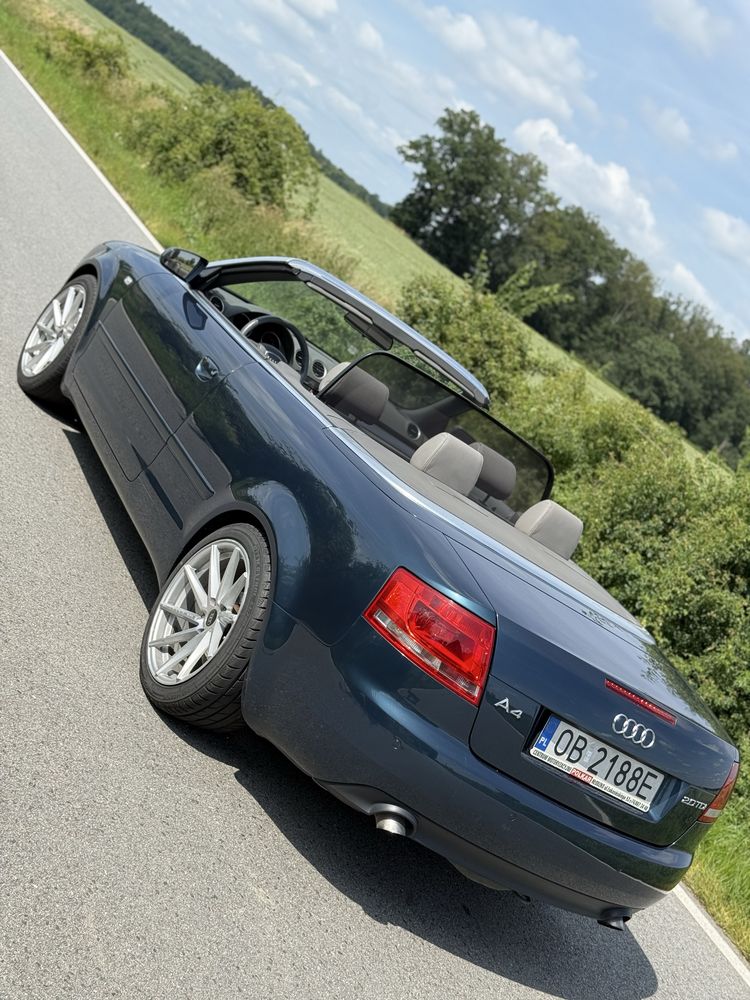 Audi A4 B7 Cabrio / 2.0 TDI / 18 cali / prywatna