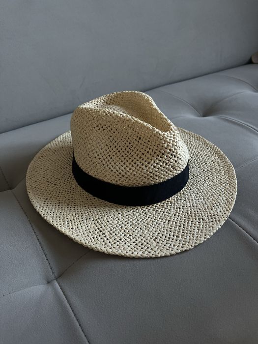 Kapelusz H&M słomiany S/54 fedora