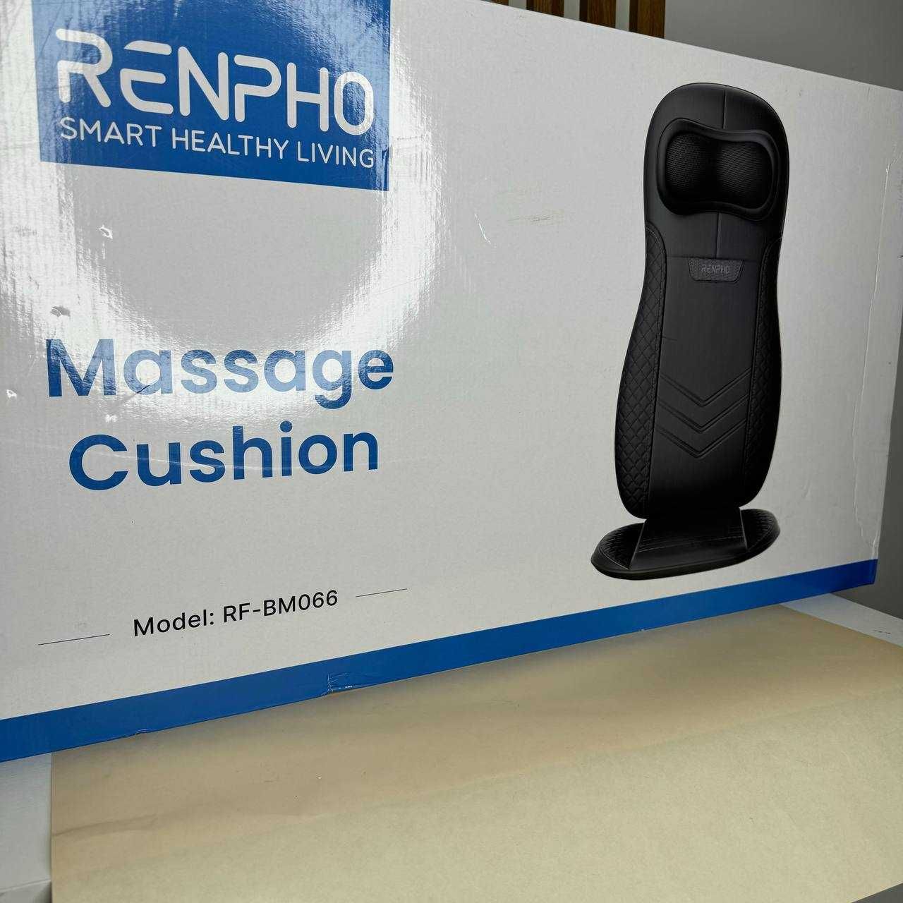 Масажна накидка Renpho RF-BM066 на крісло, 6 масажних голiвок + нагрів