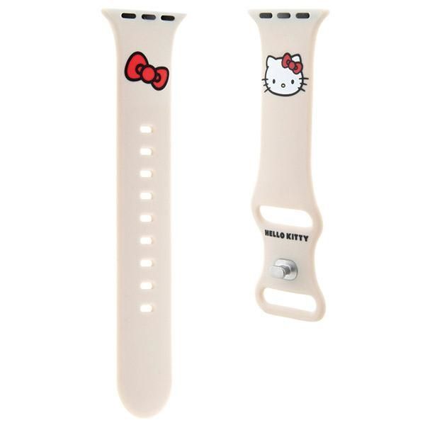 Pasek Apple Watch Hello Kitty Silicone Beżowy 38/40/41 mm