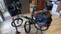 Rower miejski Wayscrall Takeaway100 a'la dahon brompton jak nowy sakwy
