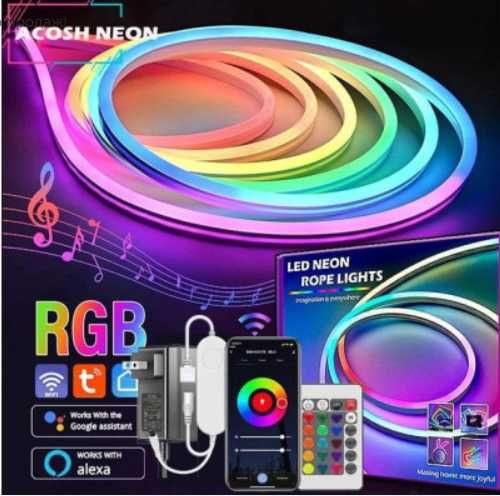 Світлодіодна LED стрічка RGB 10 неонова стрічка із музики Гнучкий неон
