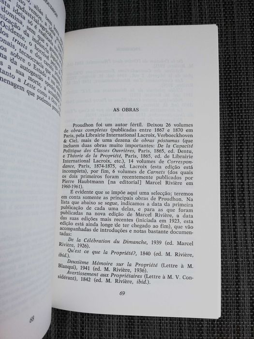 Proudhon - Georges Gurvittch (portes grátis)