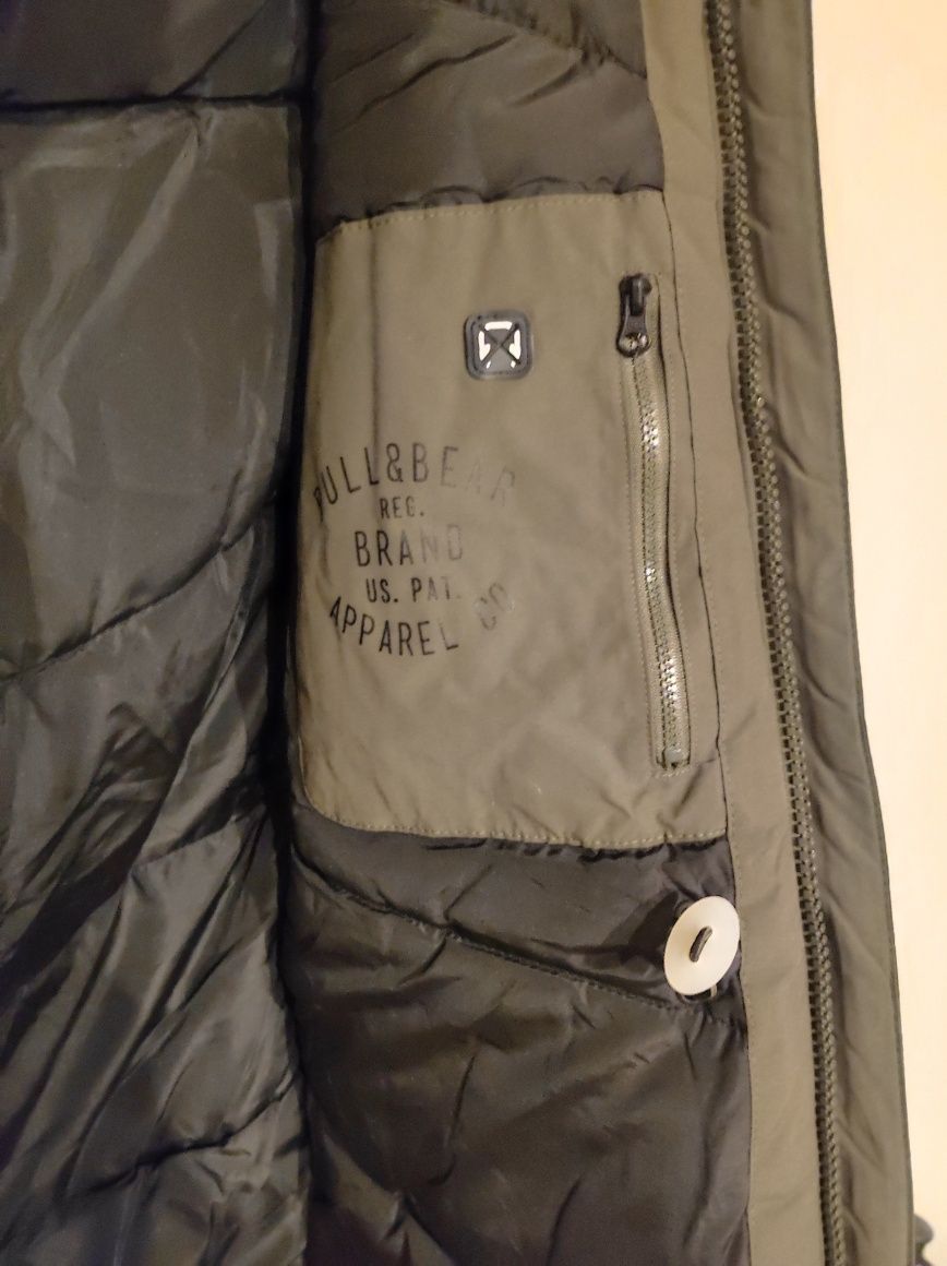 Nowa męska zimowa kurtka Pull&Bear M parka