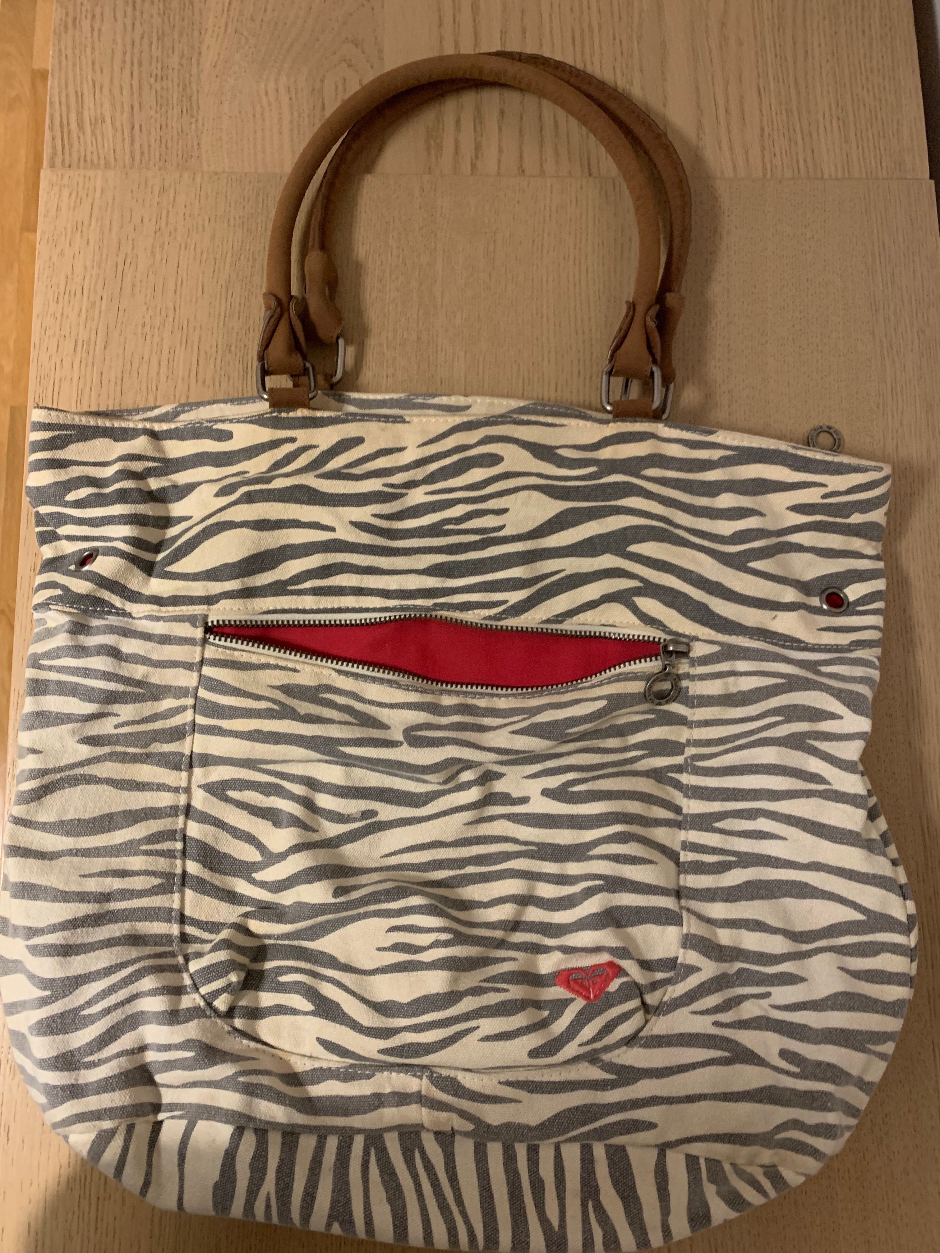 Nowa torba roxy zebra shopper