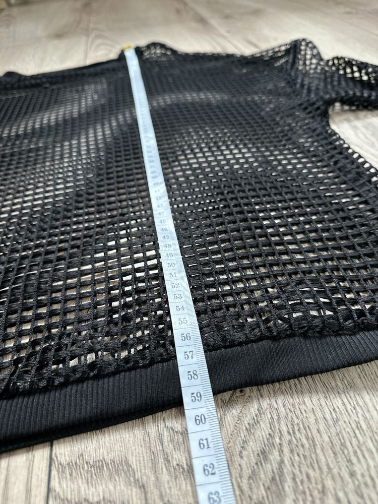 Bluza siatka S stradivarius czarna