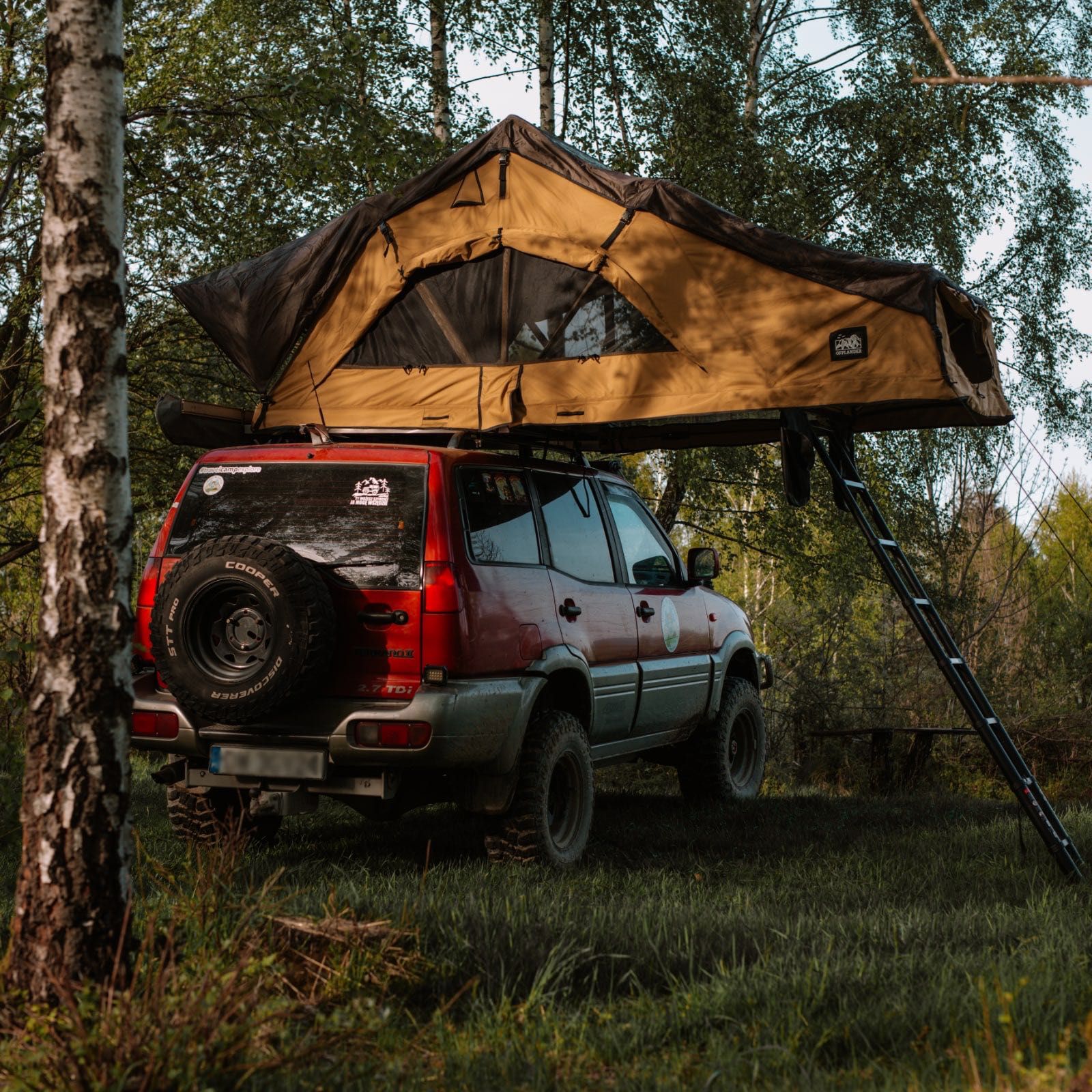 Namiot dachowy OFFLANDER SOFT CAHAYA 140 turystyczny samochodowy