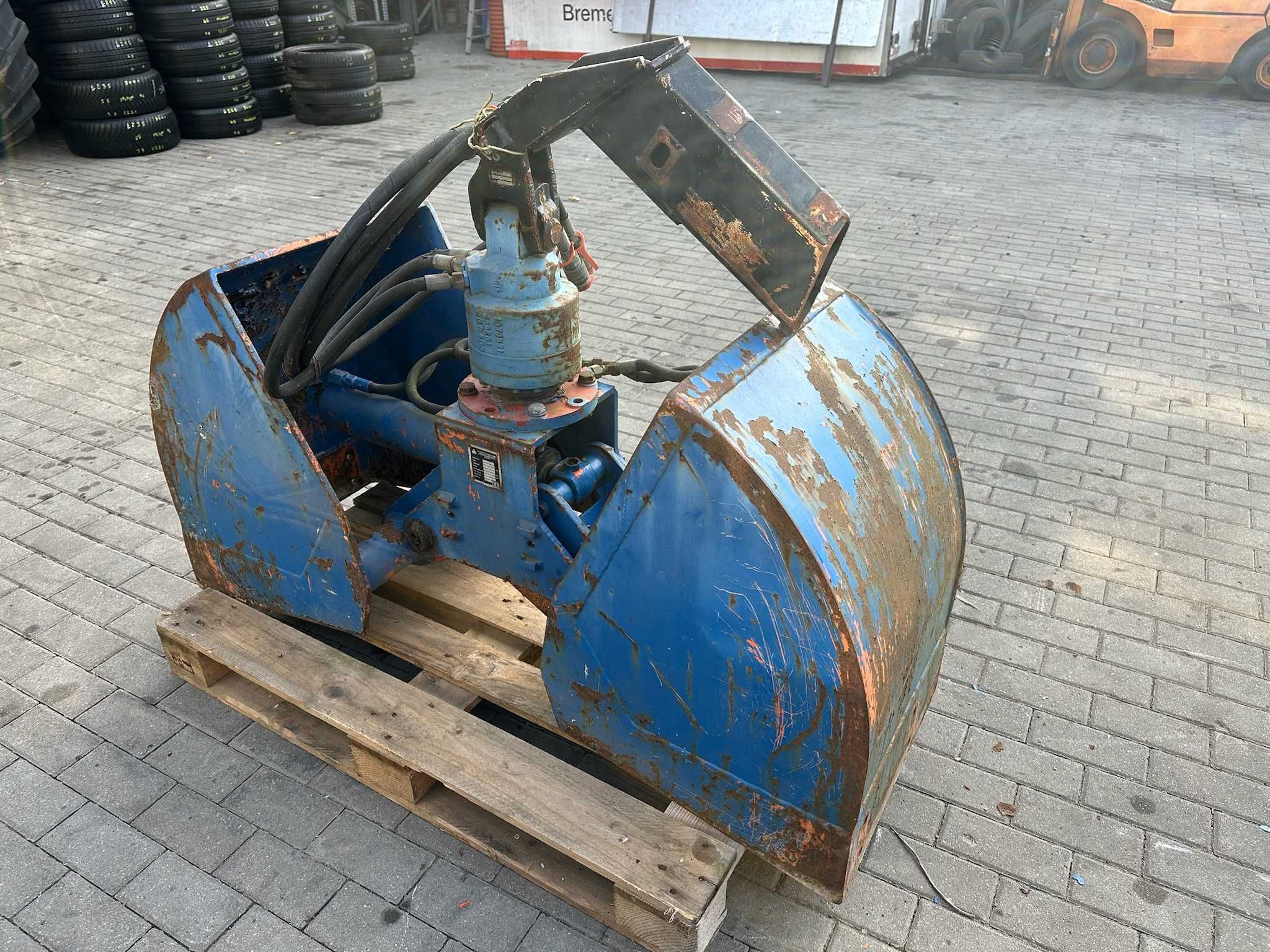 ŁYŻKA CHWYTAK Hydrauliczny Obrotowy CZERPAK Rotator do Koparki 50x50