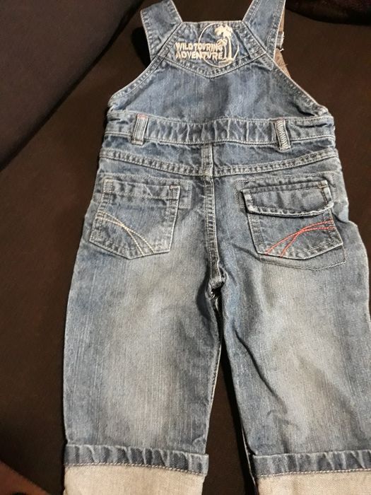 Ogrodniczki jeansowe chłopięce rozm.74