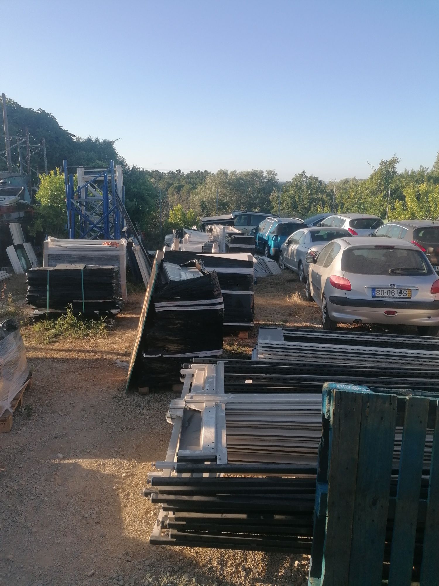 Estantes, armazém, garagem, arrumos