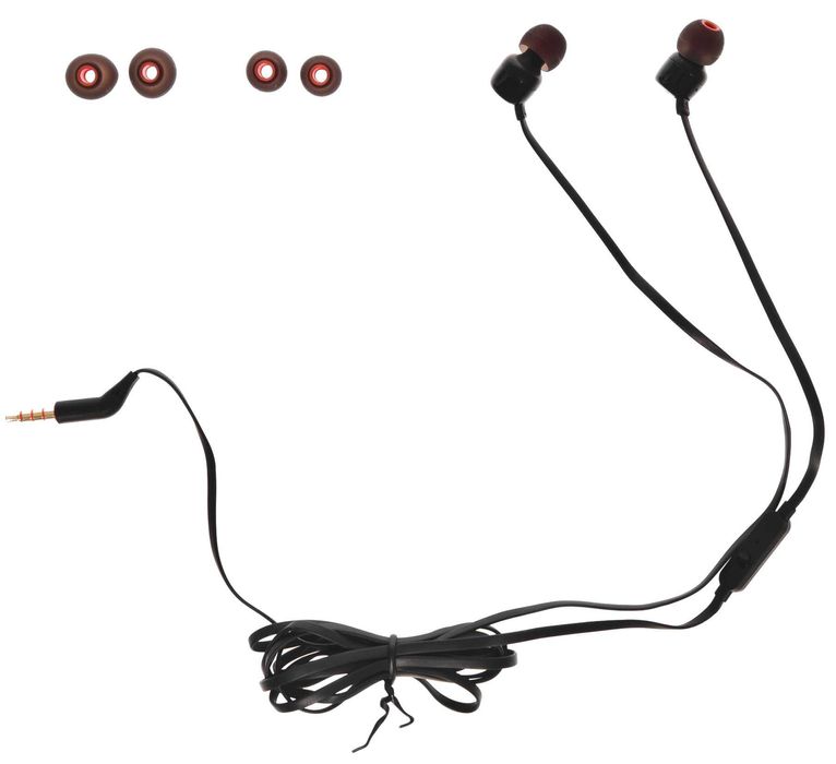 Słuchawki dokanałowe JBL T110 z mikrofonem