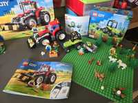 Zestaw farma LEGO City  traktor 60287 i 60390 traktor w parku DODATKI