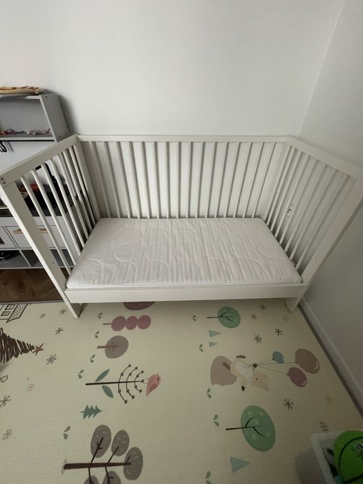 Ikea GULLIVER łóżeczko dziecięce plus materac KRUMMELUR