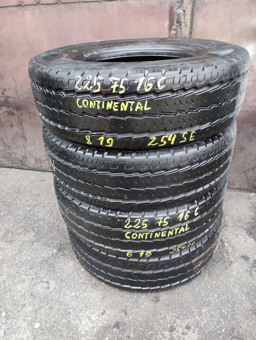 225/75R16C 116R Opony Letnie Lato CONTINENTAL VancoCamper 8mm Legnica ALU-RAD 225/75