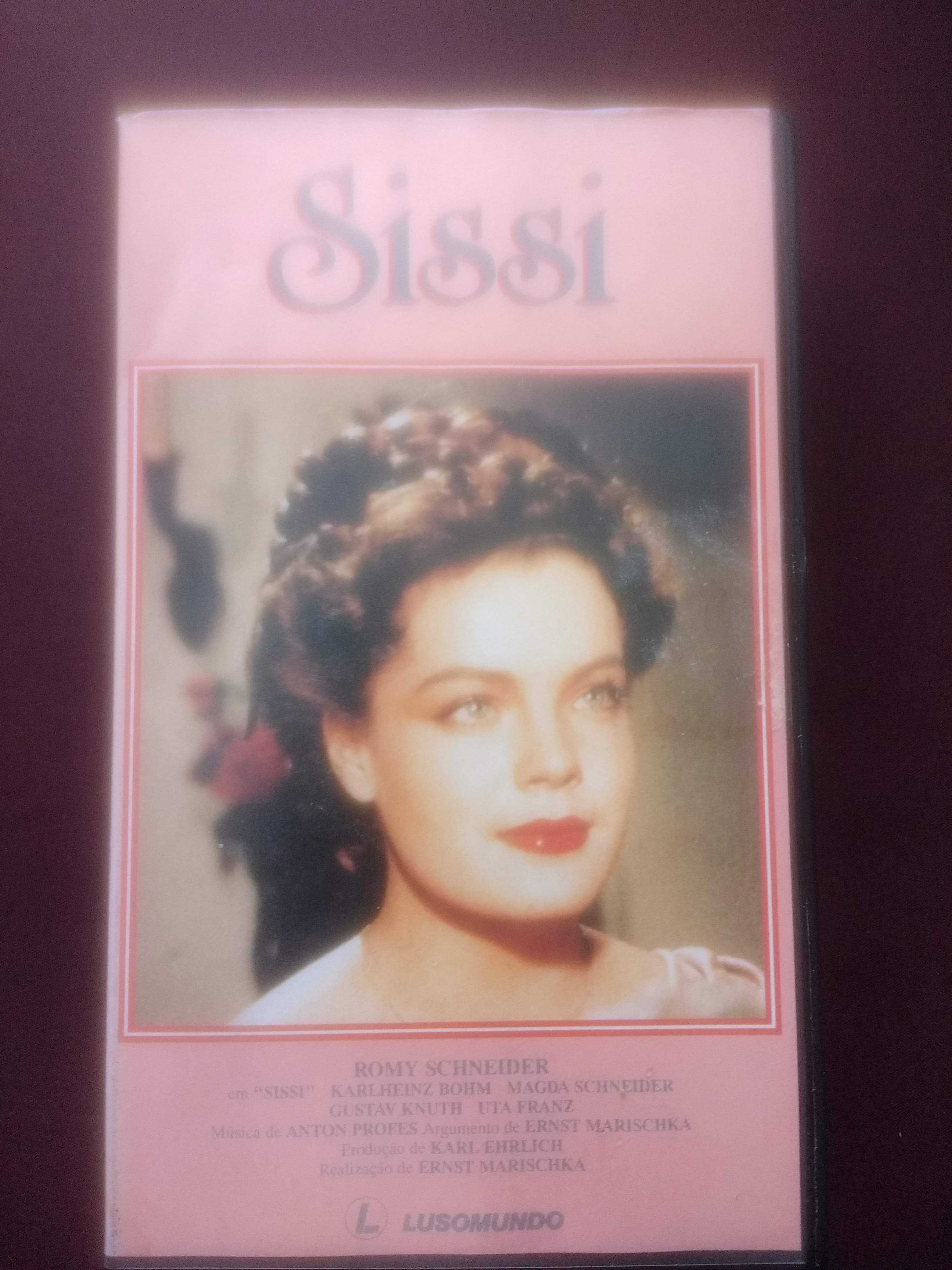 Sissi Jovem Imperatriz, filmes em cassetes (2) vídeo VHS volume 1 e 2