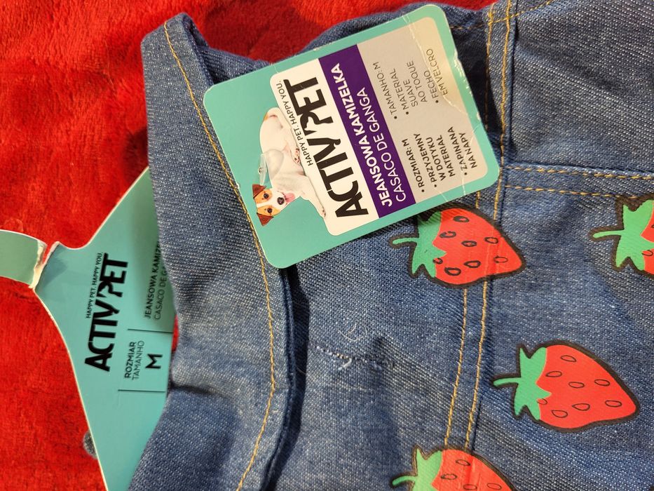 Ubranko dla psa jeansowa kamizelka M  Activ pet