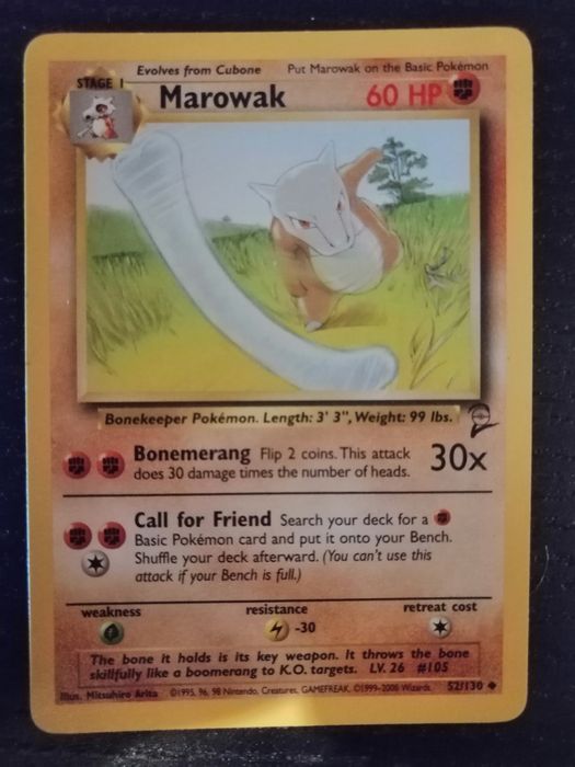 Marowak primeira edição