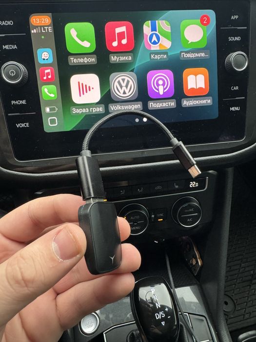 Бездротовий Адаптер  CarPlay,AngroidAuto