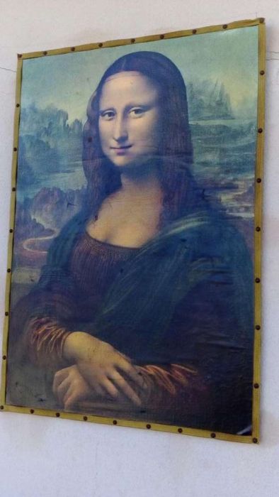 Quadro vintage Monalisa