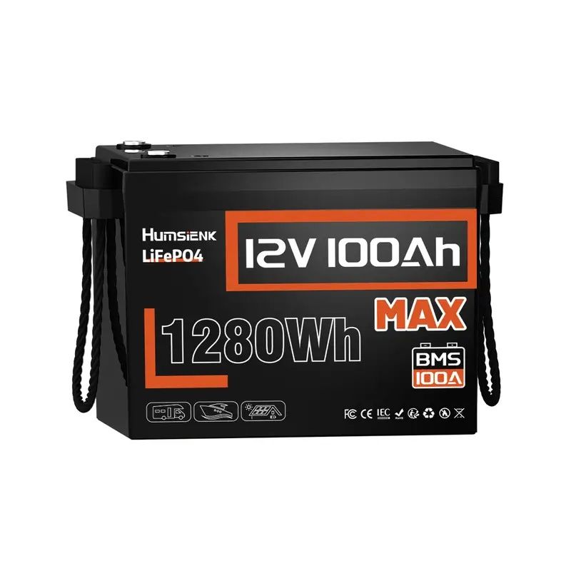 Akumulator LiFePo4 12V 100Ah !!! BMS 100A !!!  Humsienk Bluetooth
