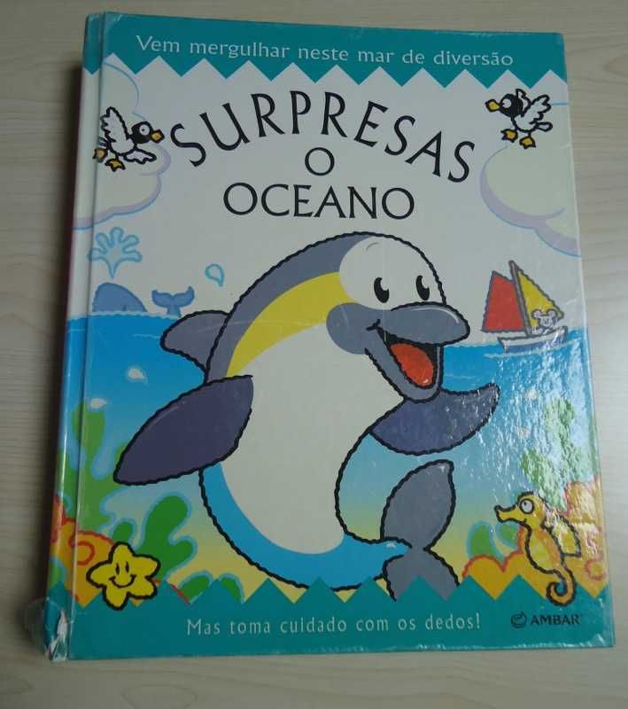 Livro infantil "Surpresas - O Oceano"