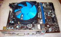 MSI H81M-P33 (soc 1150, USB3, DVI)+Intel Core i3-4150 (2x3,5GHz)