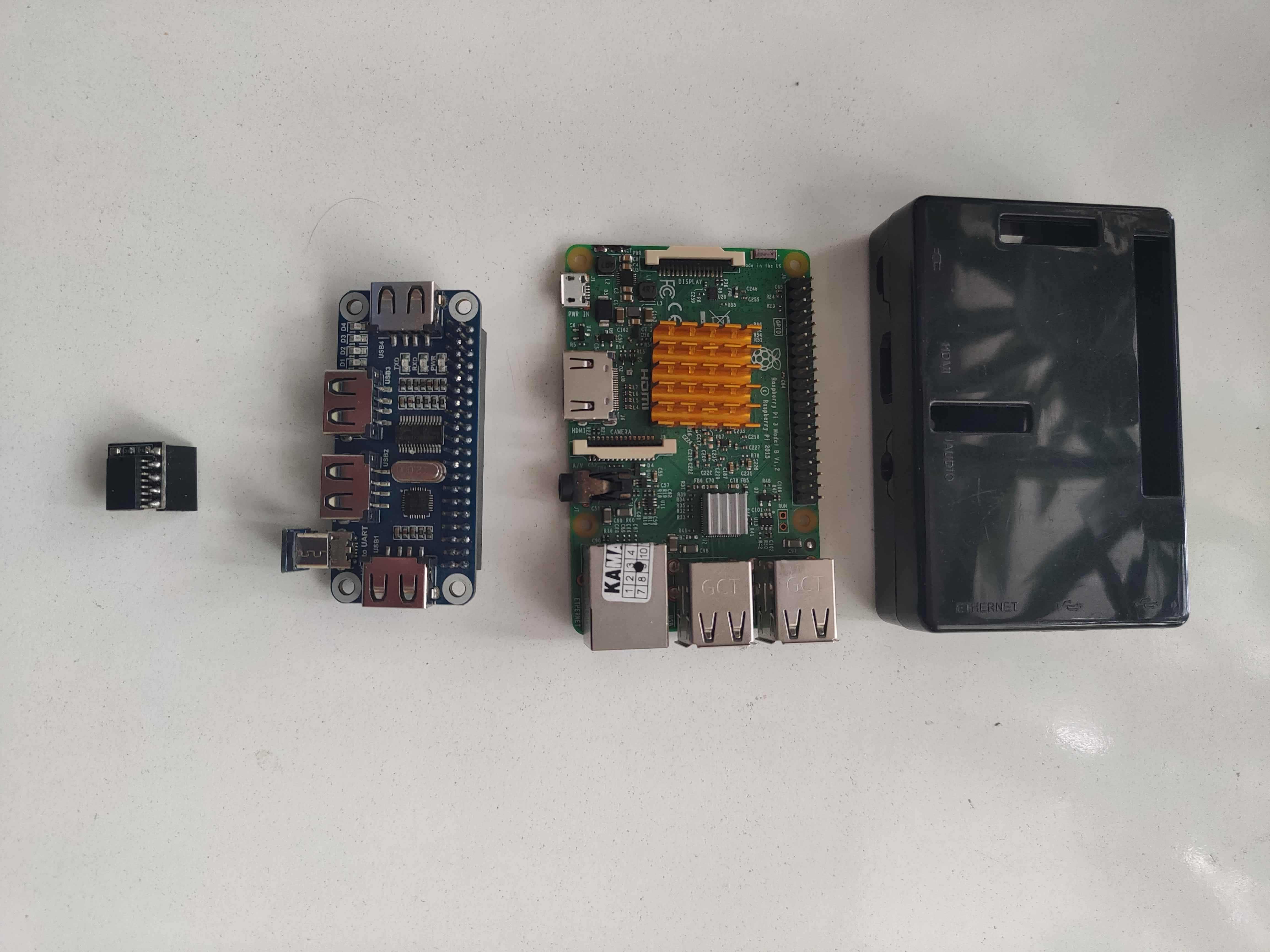 Sprzedam Raspberry Pi 3  B V 1.2 + USB HUB 4-Port USB + Zegar DS. 3231