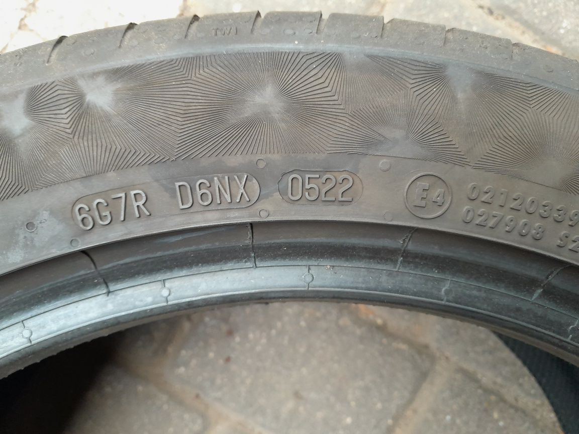 CONTINENTAL 225/45R17 91Y , pojedyńcza opona letnia używana.