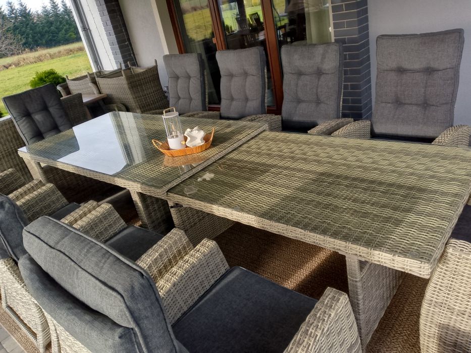 Meble ogrodowe, zestaw mebli ogrodowych Premium,12 osobowy!