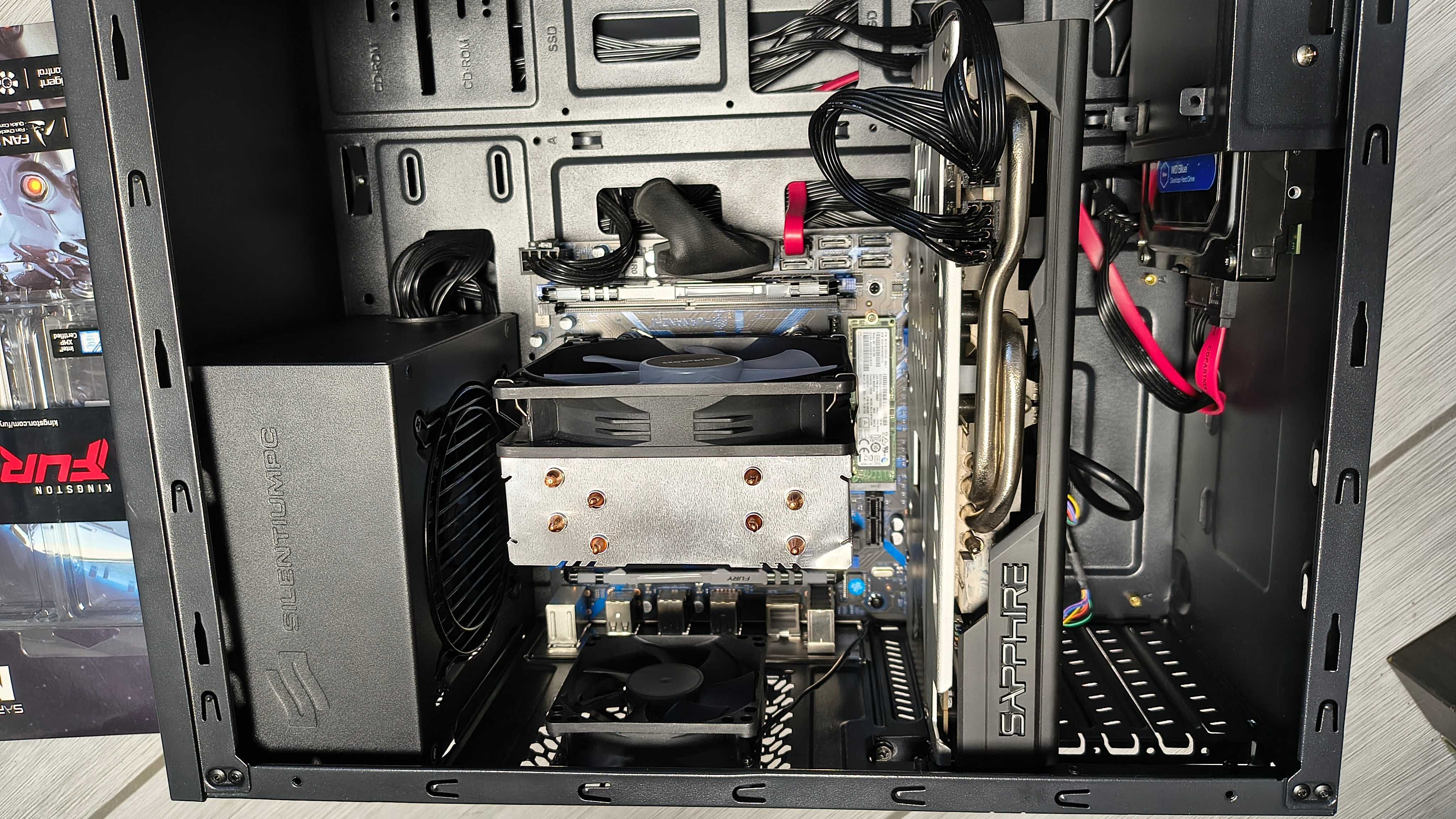 Komputer Xeon 16C/32T, 16GB DDR4, RX570 8GB VRAM, Dysk M.2 + HDD