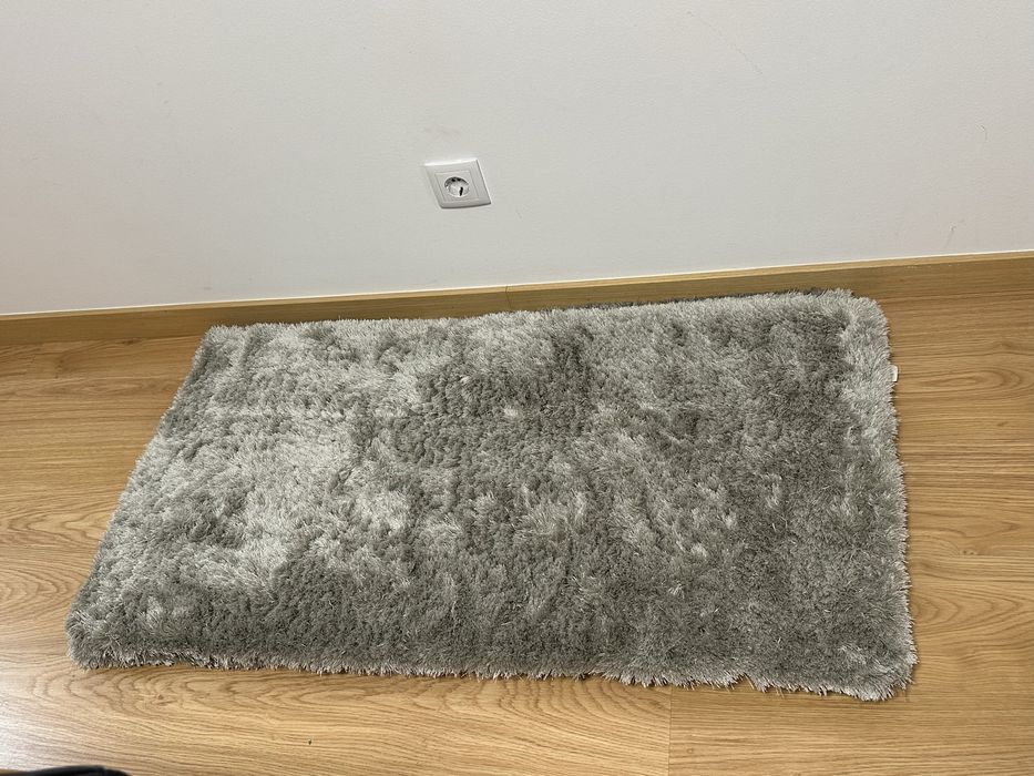 3 Tapetes Cinza/Prata