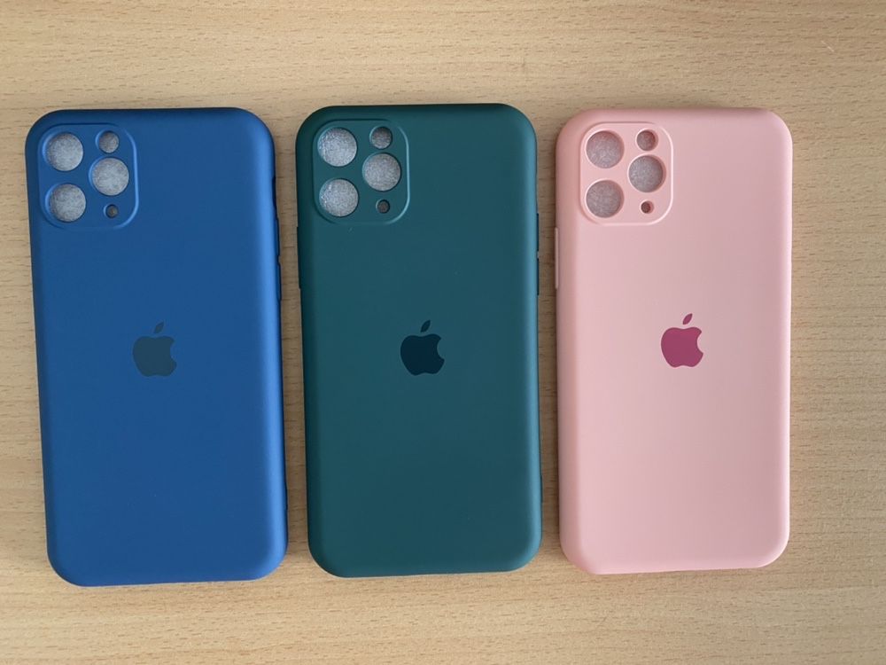 Capas iPhone 11 Pro silicone & proteção das câmaras