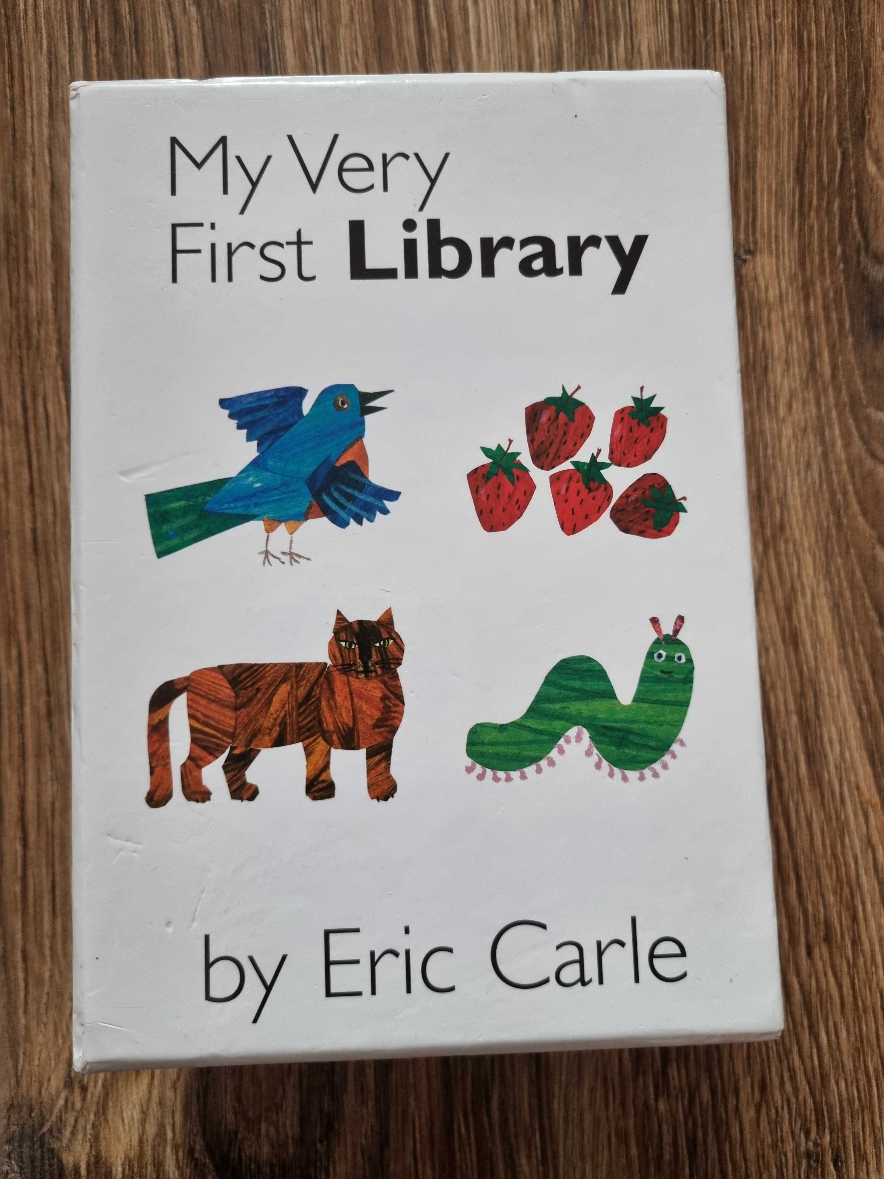 Eric Carle - My Very First Book of Library 4x książeczki po angielsku
