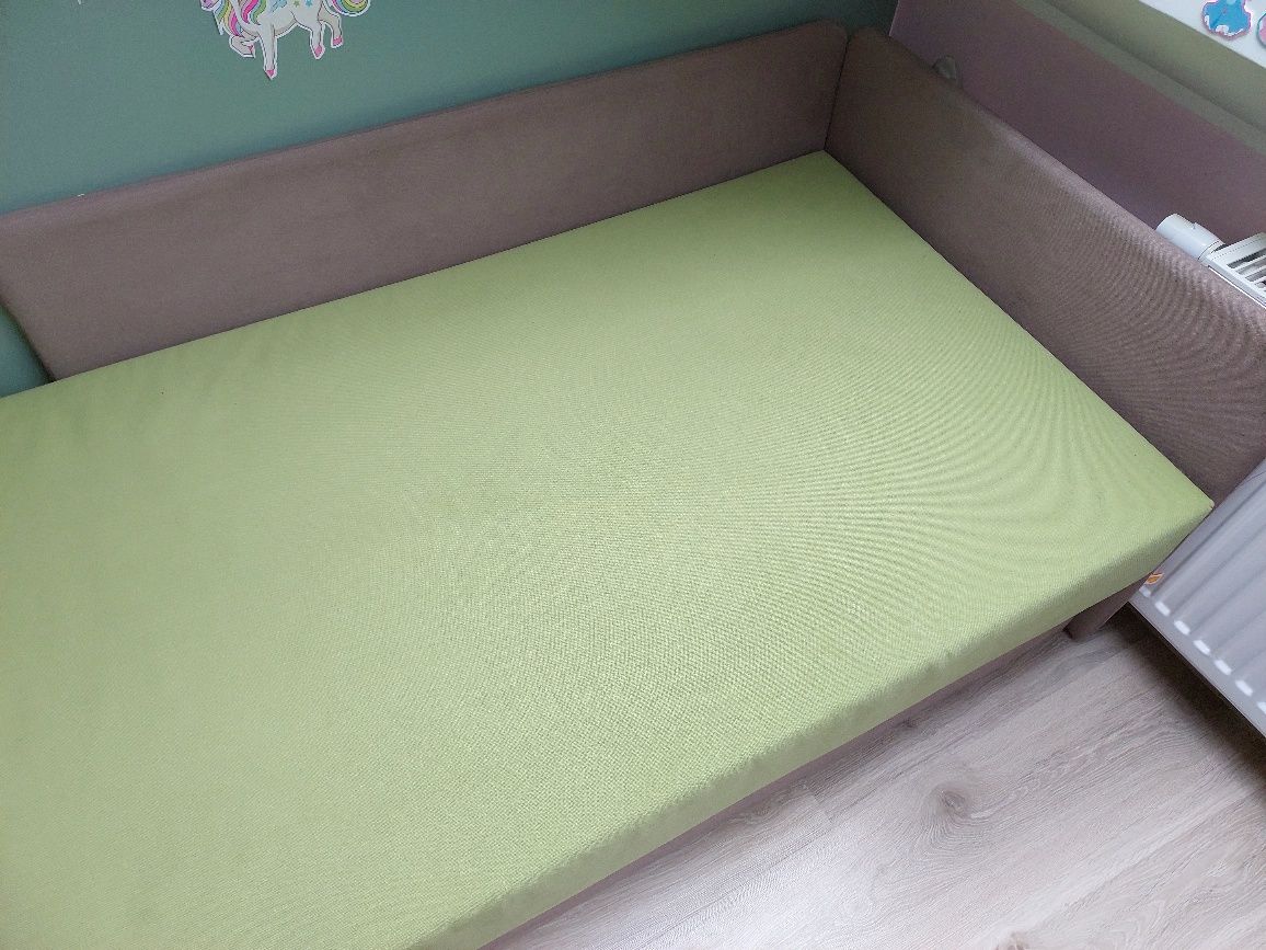 SUPER CENA Tapczan łóżko jednoosobowe ze schowkiem stan jak nowy