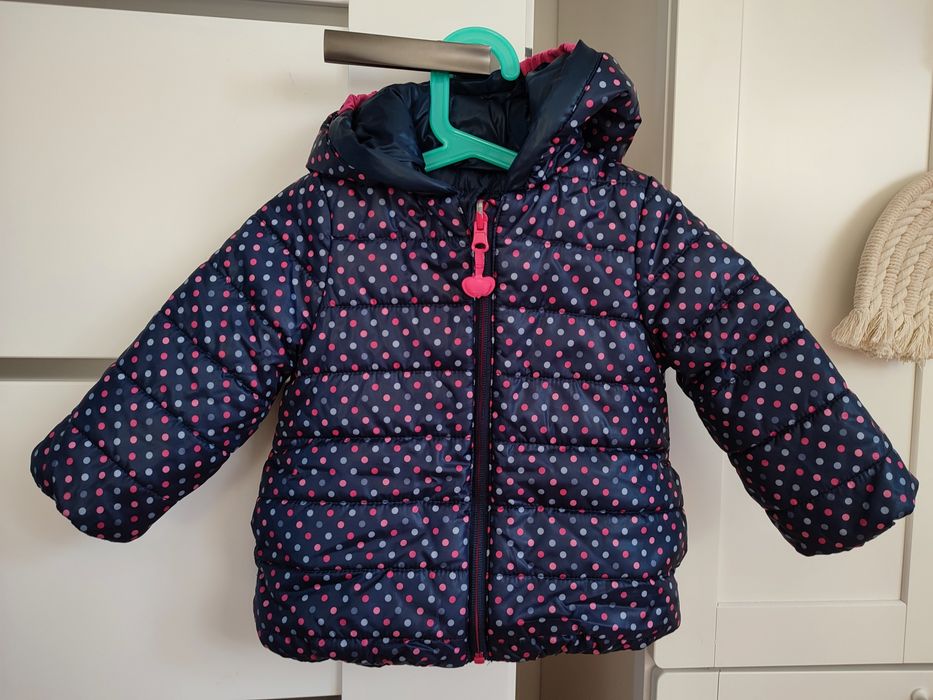 kurtka zimowa Cocodrillo dwustronna r. 80-86
