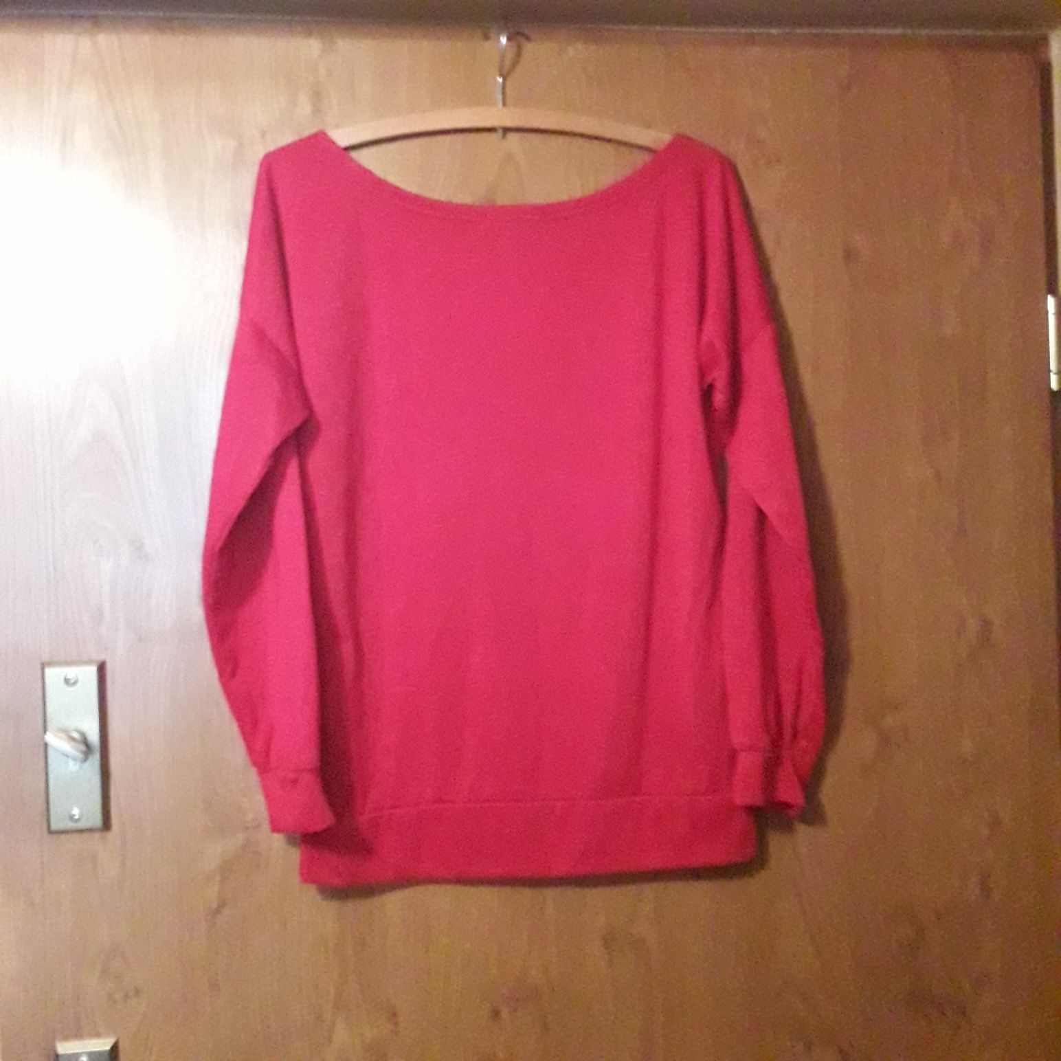 Czerwona bluzka M motyw Boże Narodzenie